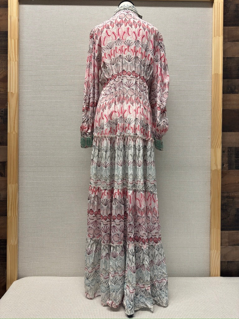 Daphne Long Dress - Pink Sea Shells