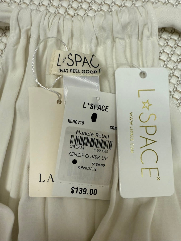 L*Space Kenzie Cover Up Cream Dress New With Tags-Resort Retail $139.00