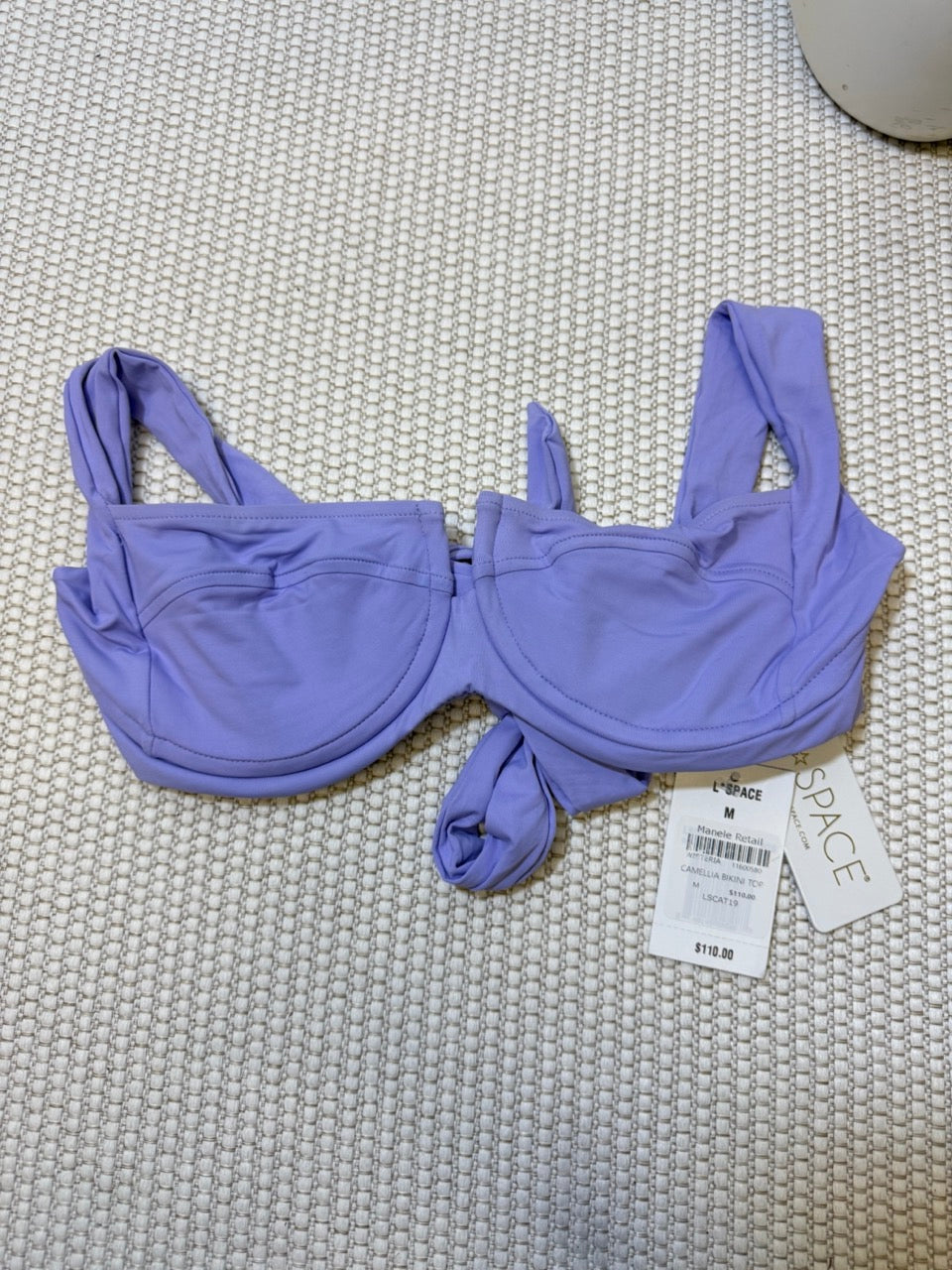 L Space Camellia Underwire Bikini Top - Supportive Minimalist Swim