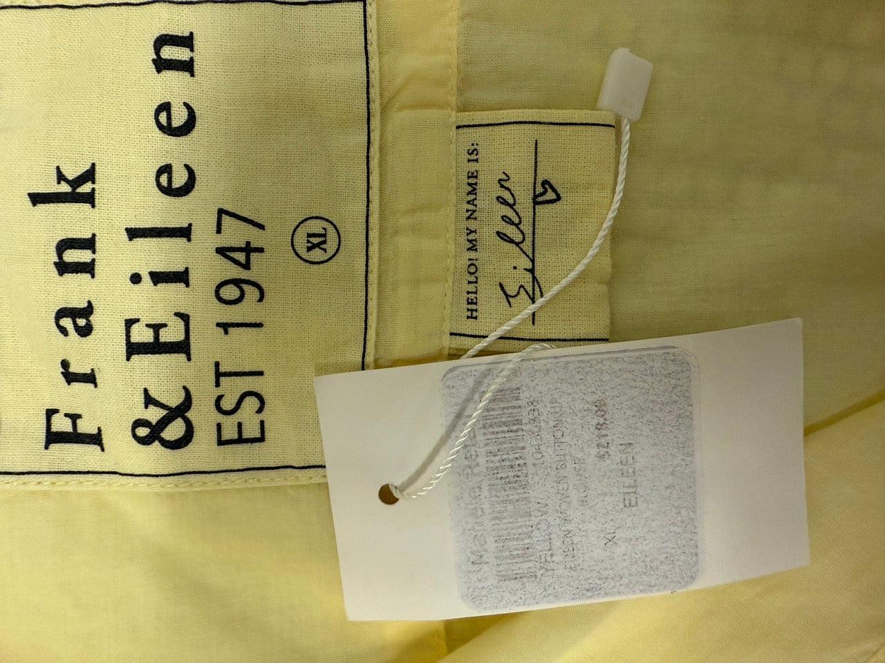 Frank & Eileen Yellow Button-Down Shirt