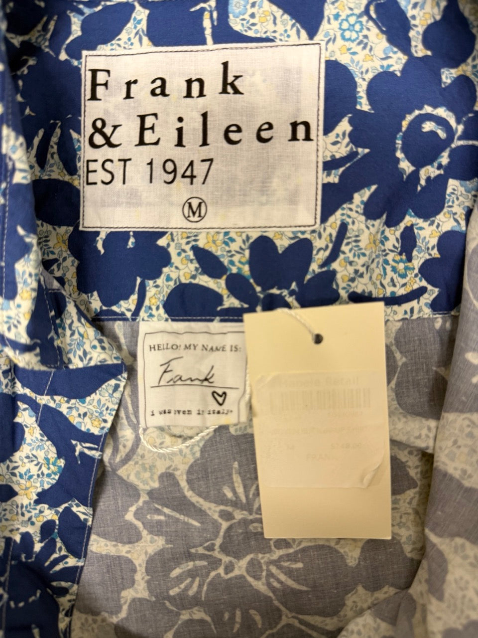 Frank & Eileen Blue Flowers Button-Down Shirt