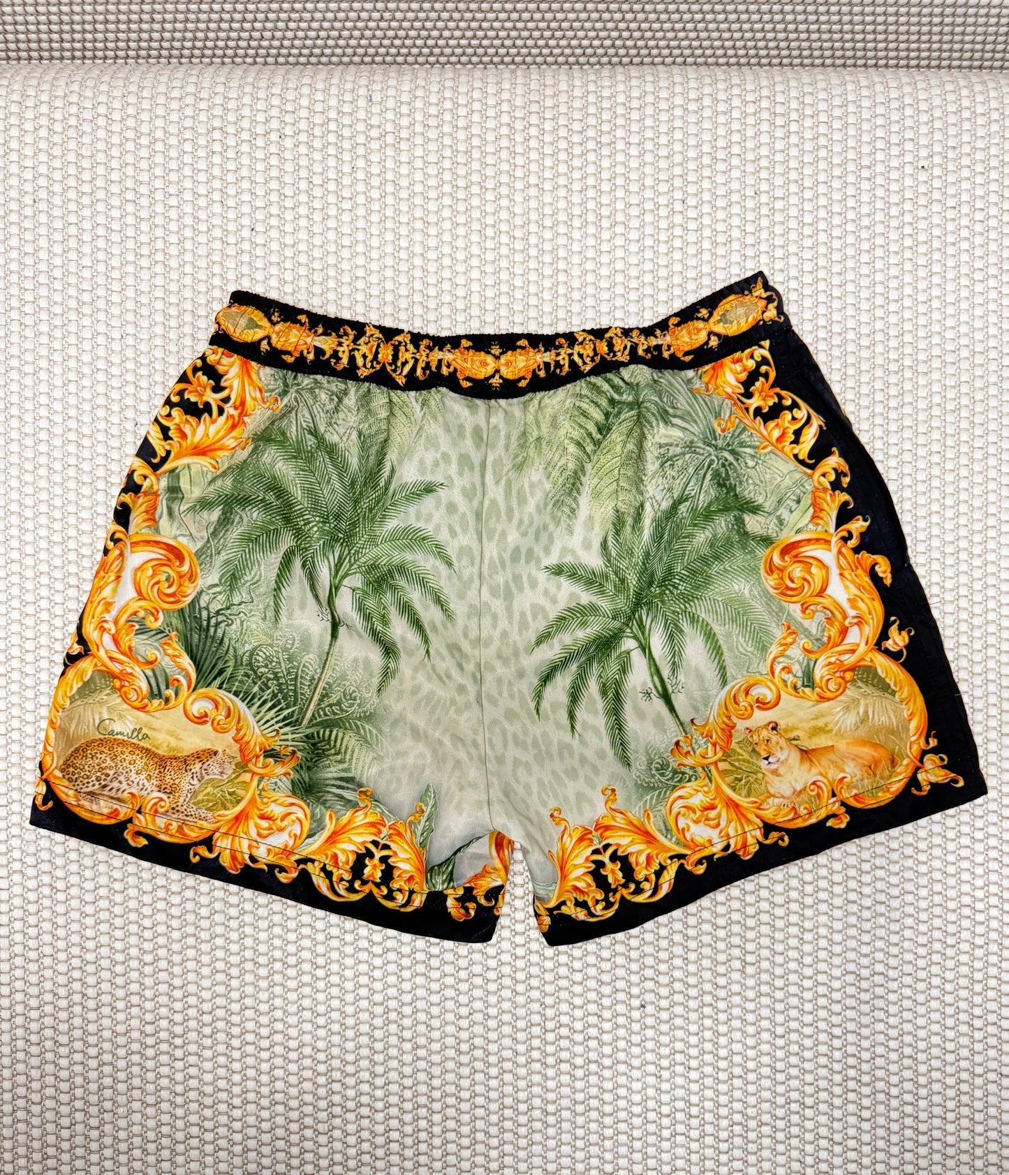 Milla by Camilla Boys Grey Aloha Print Boardshort New With Tags-Resort Retail $99.00