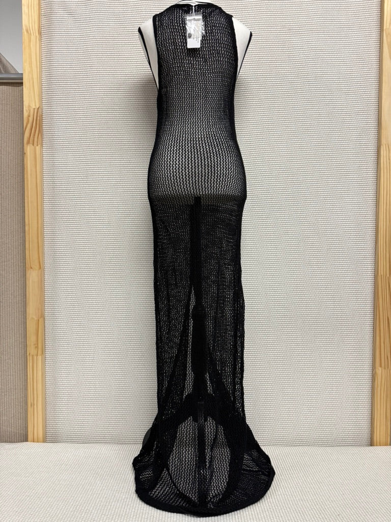 L*Space Adrift Black Mesh Maxi Dress – New With Tags – Resort Retail $180
