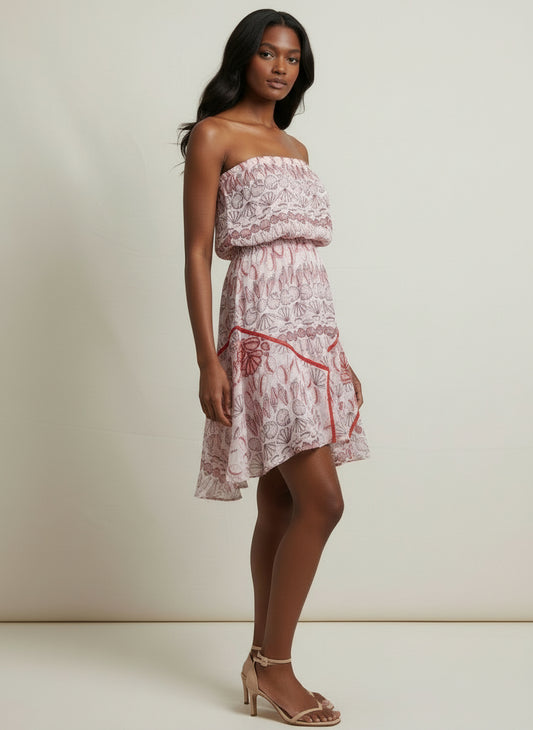 Kalamata Dress - Pink Sea Shells