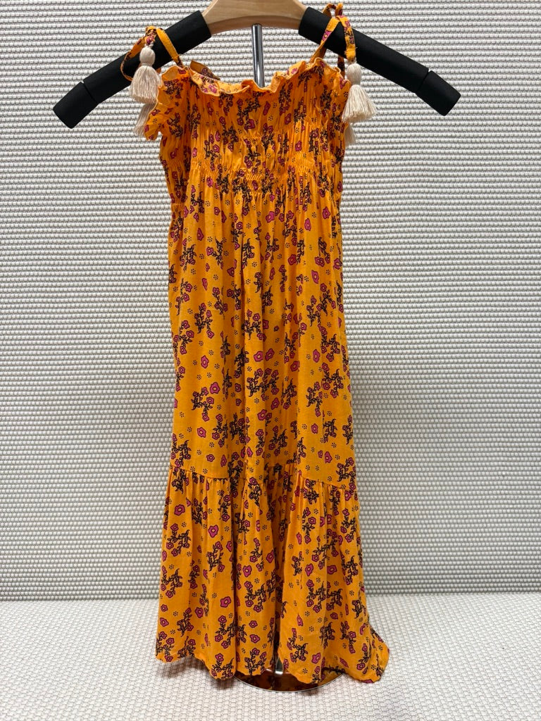 Cool Change Kids Riley Dress Girls in Marigold New With Tags-Resort Retail $128.00