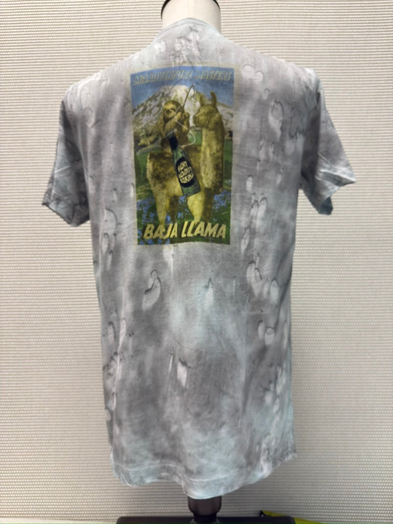 Baja Llama “Misadventure Masters” Premium Graphic Tee — Resort Retail $40.00
