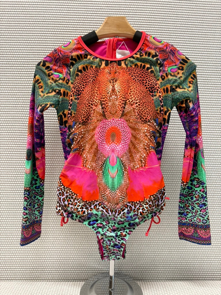 Milla by Camilla Xanadu Rising Kids Runched Side Paddle Suit New With Tags-Resort Retail $179.00