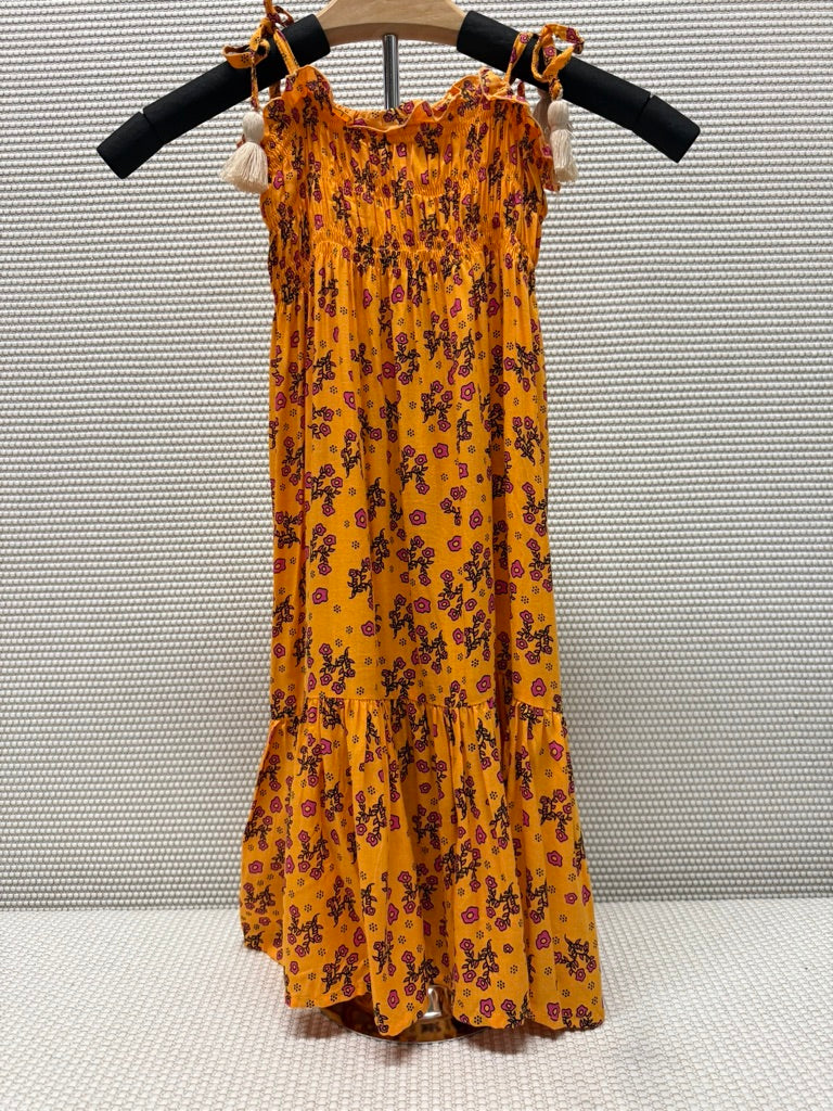 Cool Change Kids Riley Dress Girls in Marigold New With Tags-Resort Retail $128.00