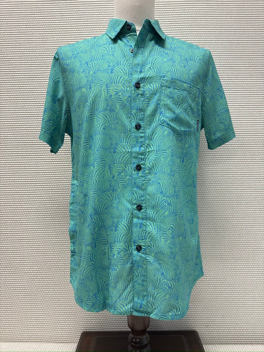Baja Llama "Too Many Lines" Men's Aloha Shirt. New With Tags. Resort Retail $79.00