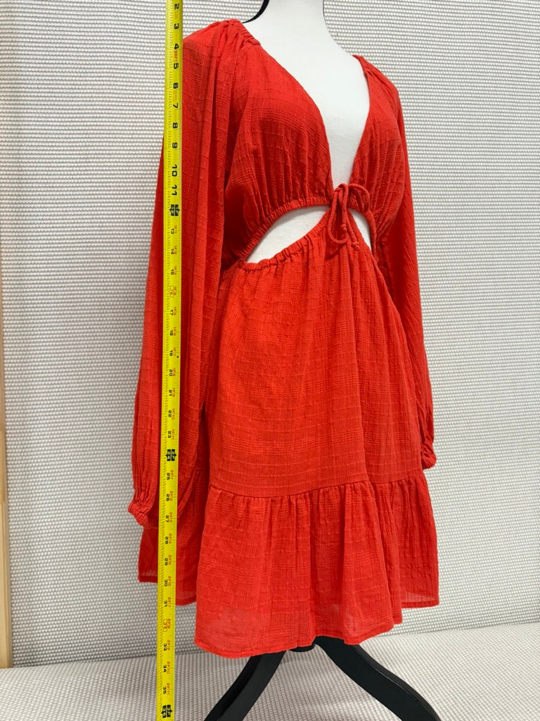 L*Space Poppy Cutout Long Sleeve Mini Dress New With Tags-Resort Retail $143.00