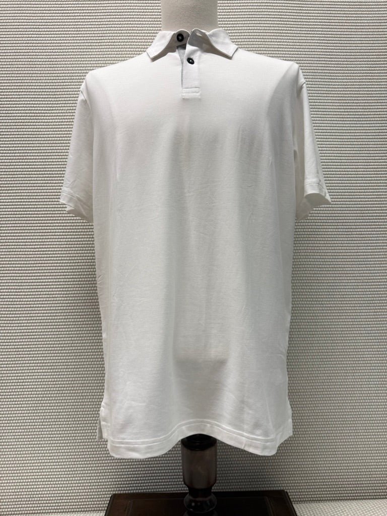 Public Record "Go-To Polo" Men's Shirt in White. New With Tags. Resort Retail $85.00