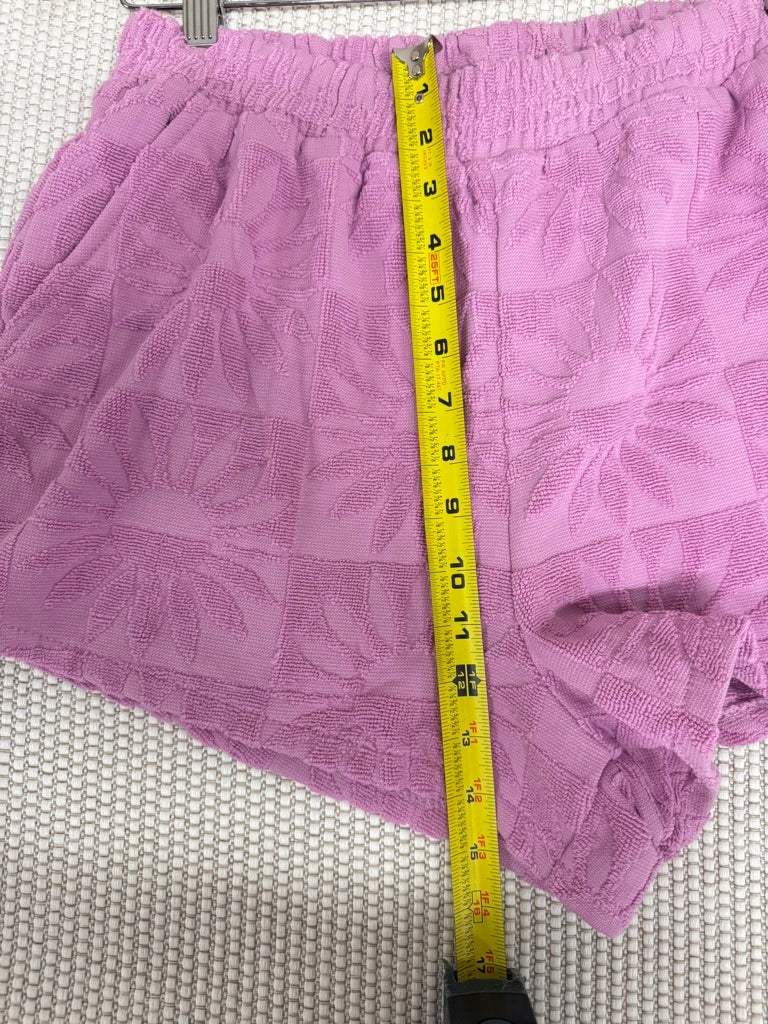 L*SPACE Soleil Rose Textured Terry Shorts New With Tags-Resort Retail $92