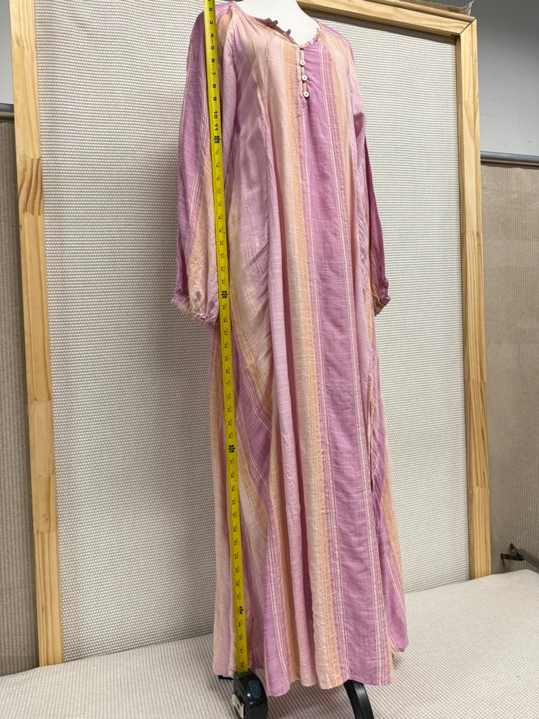 L*SPACE Cassia Stripe Wisteria Maxi Dress New With Tags-Resort Retail $187