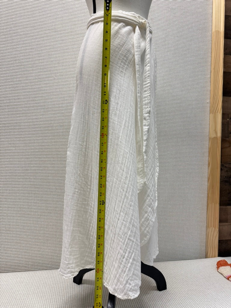 9 Seed Ventura Wrap Skirt White New With Tags-Resort Retail $211.00