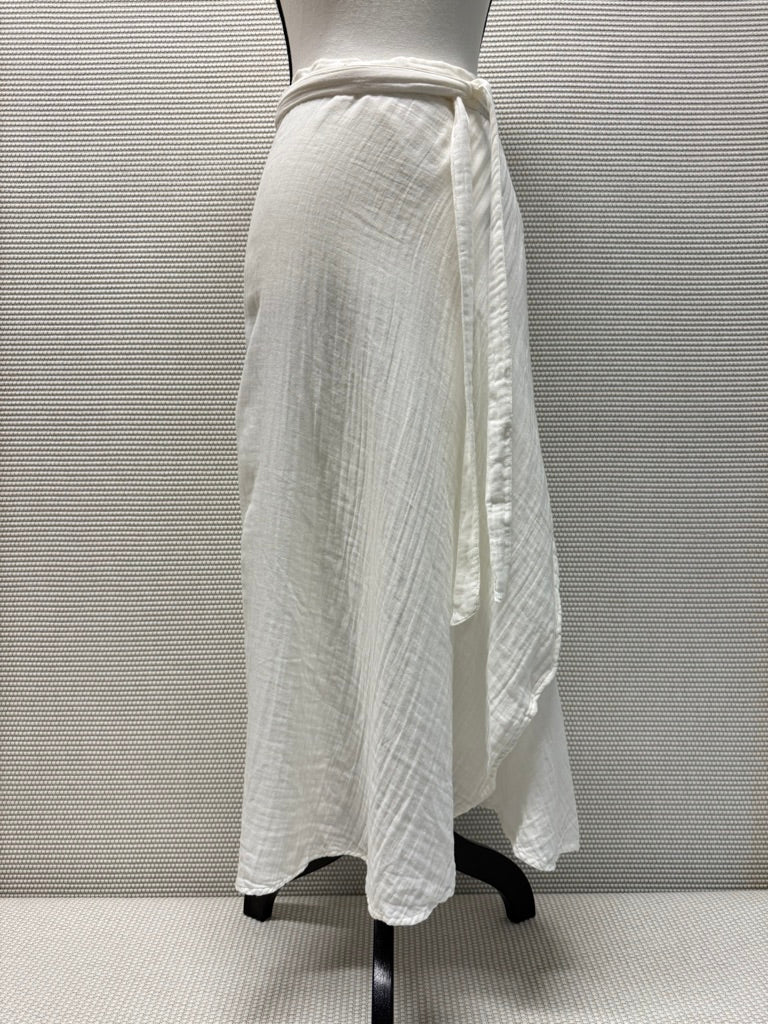 9 Seed Ventura Wrap Skirt White New With Tags-Resort Retail $211.00