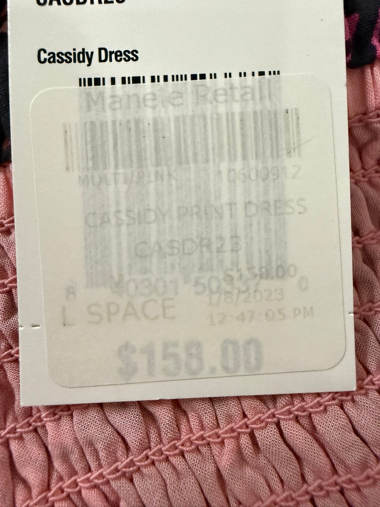 L*SPACE Cassidy Butterfly Print Smocked Mini Dress New With Tags-Resort Retail $158