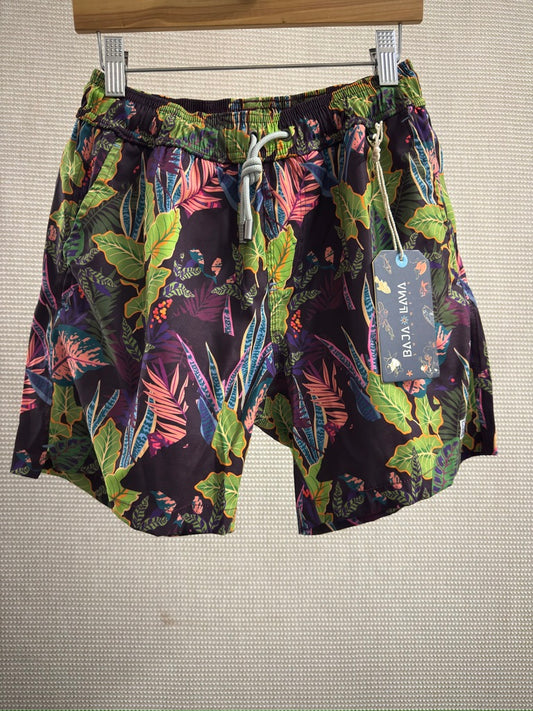 Baja Llama "I'm Freaking Out Man" Men's Stretch Swim Trunks. New With Tags. Resort Retail $98.00
