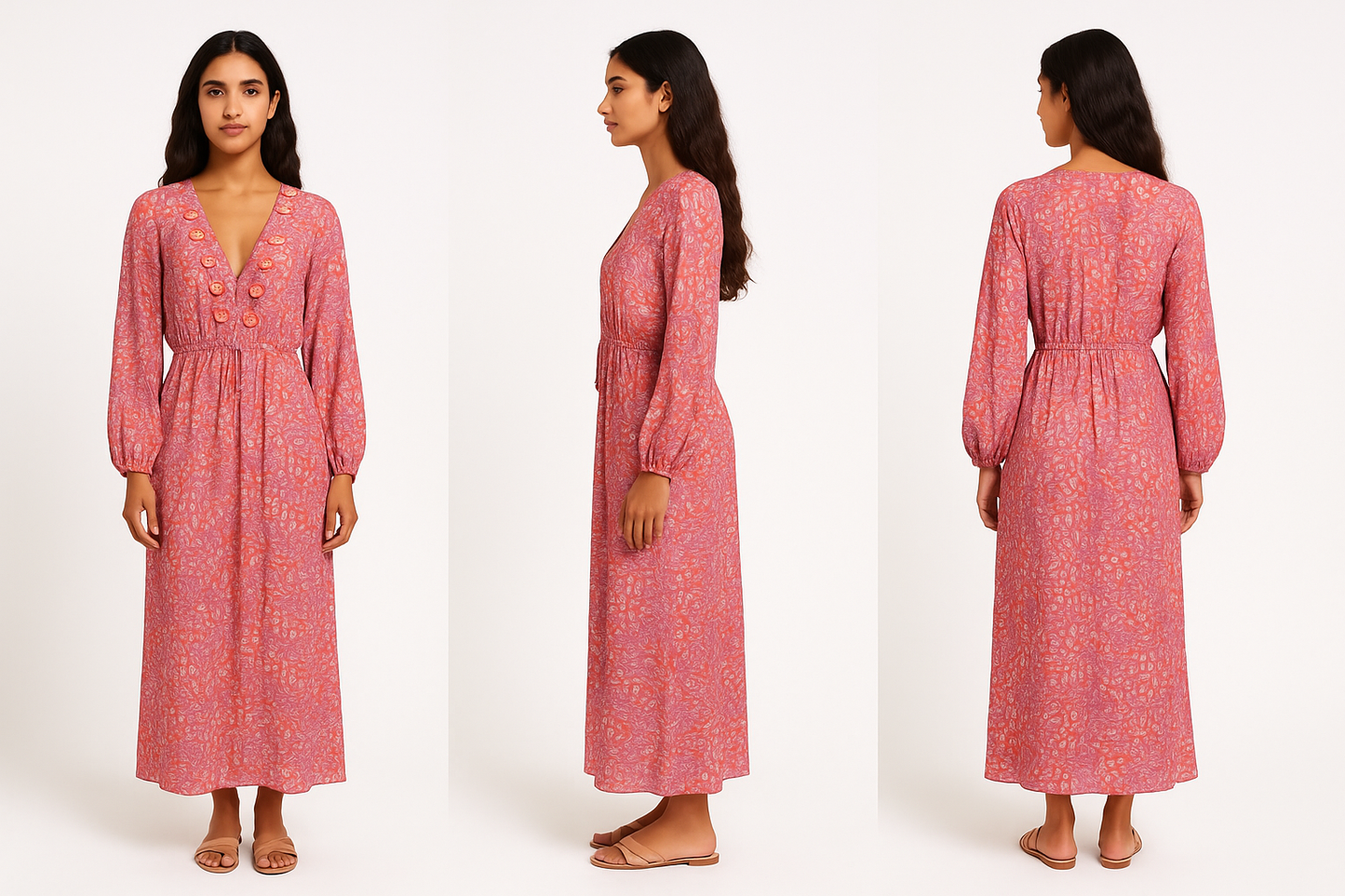 ✨ TAJ by Sabrina Crippa — Taipen Long Dress (Size M)