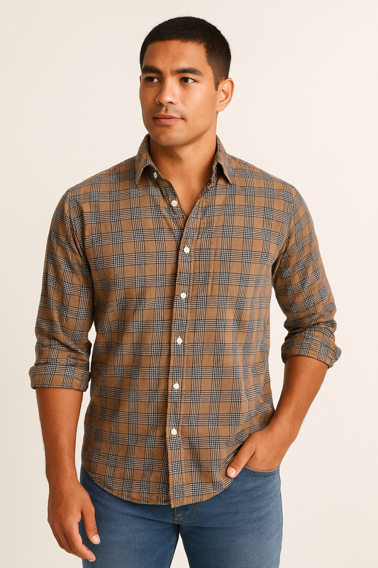 Mens Frank & Eileen “Finbar” Plaid Button-Front Shirt
