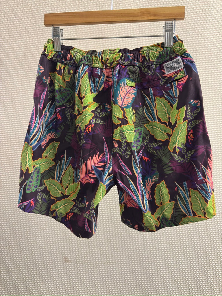 Baja Llama "I'm Freaking Out Man" Men's Stretch Swim Trunks. New With Tags. Resort Retail $98.00