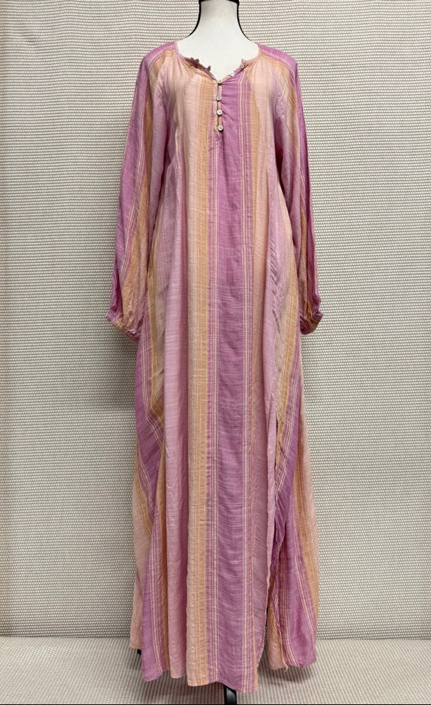 L*SPACE Cassia Stripe Wisteria Maxi Dress New With Tags-Resort Retail $187