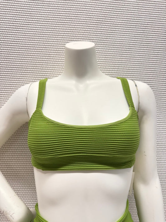 L*Space Jess Tropical Green Bikini Top New With Tags
