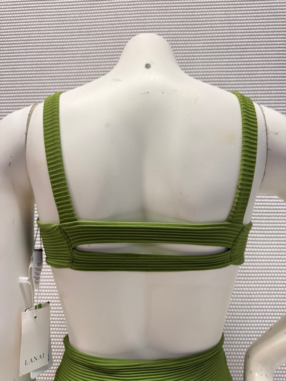L*Space Jess Tropical Green Bikini Top New With Tags