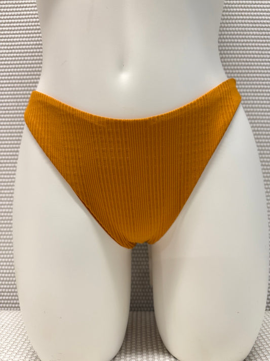 L*Space Cabana Bottom Bitsy Gold Bikini Bottom New With Tags-Resort