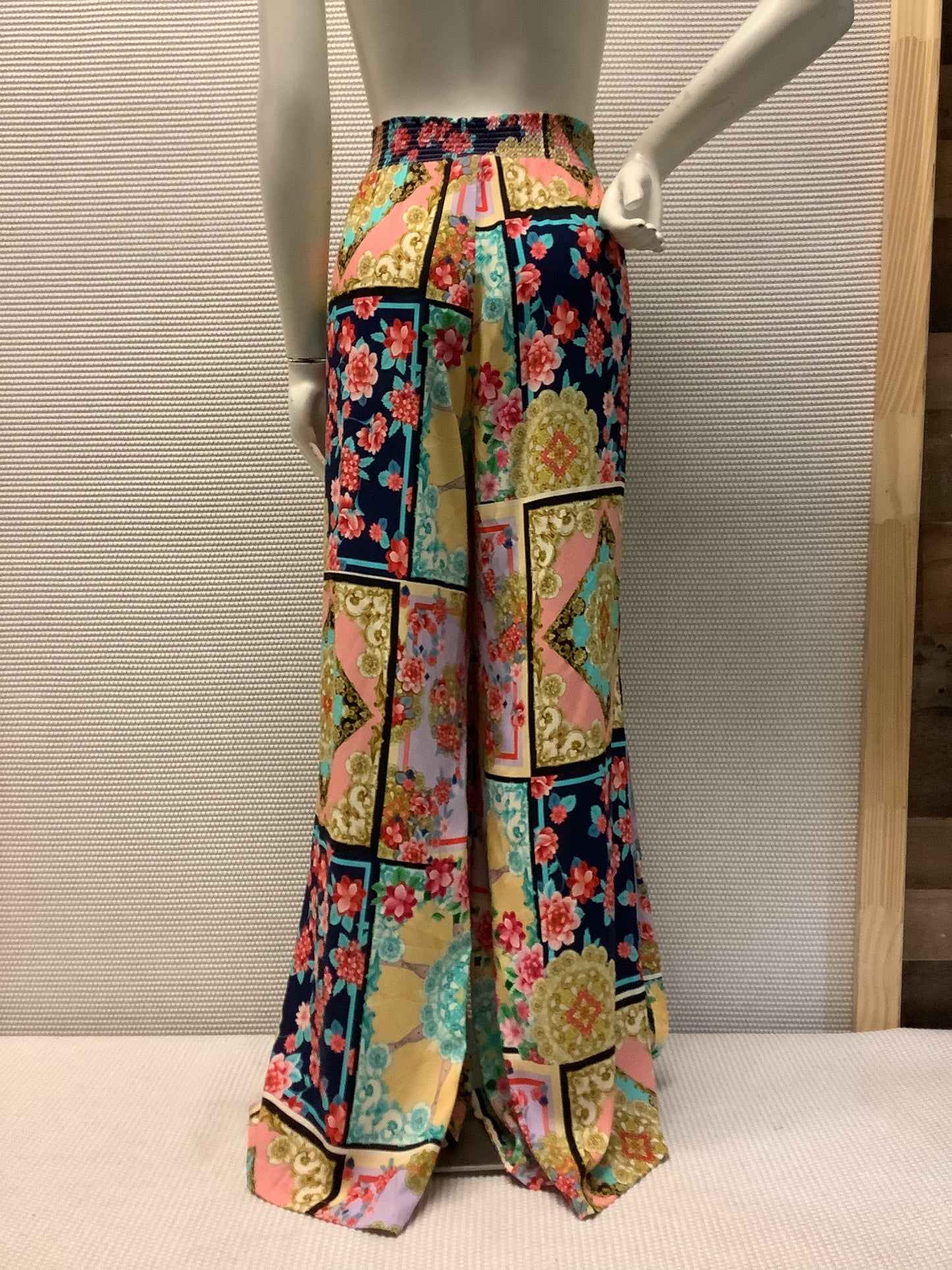 Johnny Was Japer Smocked Waist Pants Multi
