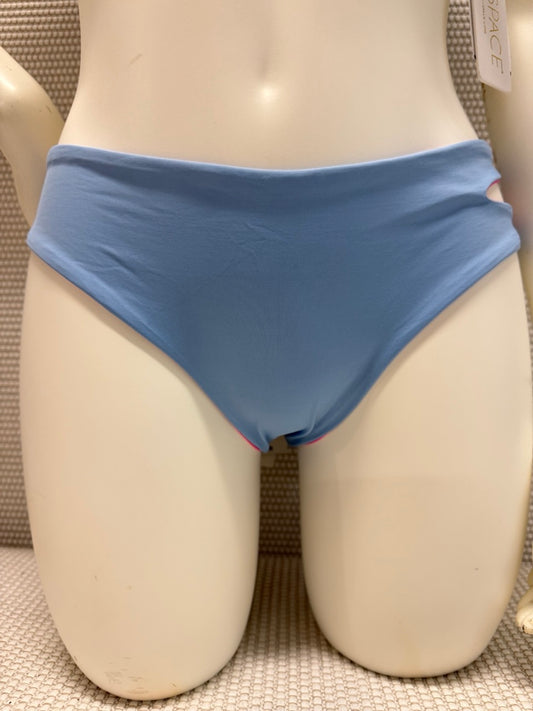 L*SPACE Reversible Bikini Bottom Blue & Pink New With Tags