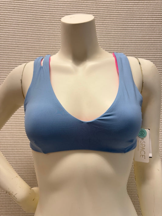 L*SPACE Reversible Bikini Top Blue & Pink New With Tags