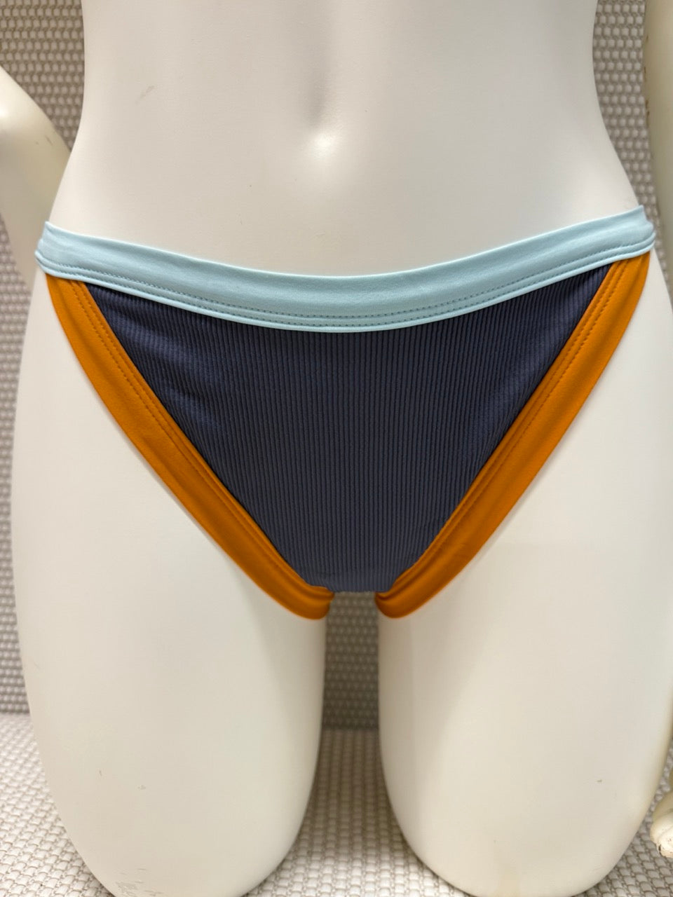 L*Space Vacay Blue Multi Classic Bikini Bottom New With Tags-2022 Collection