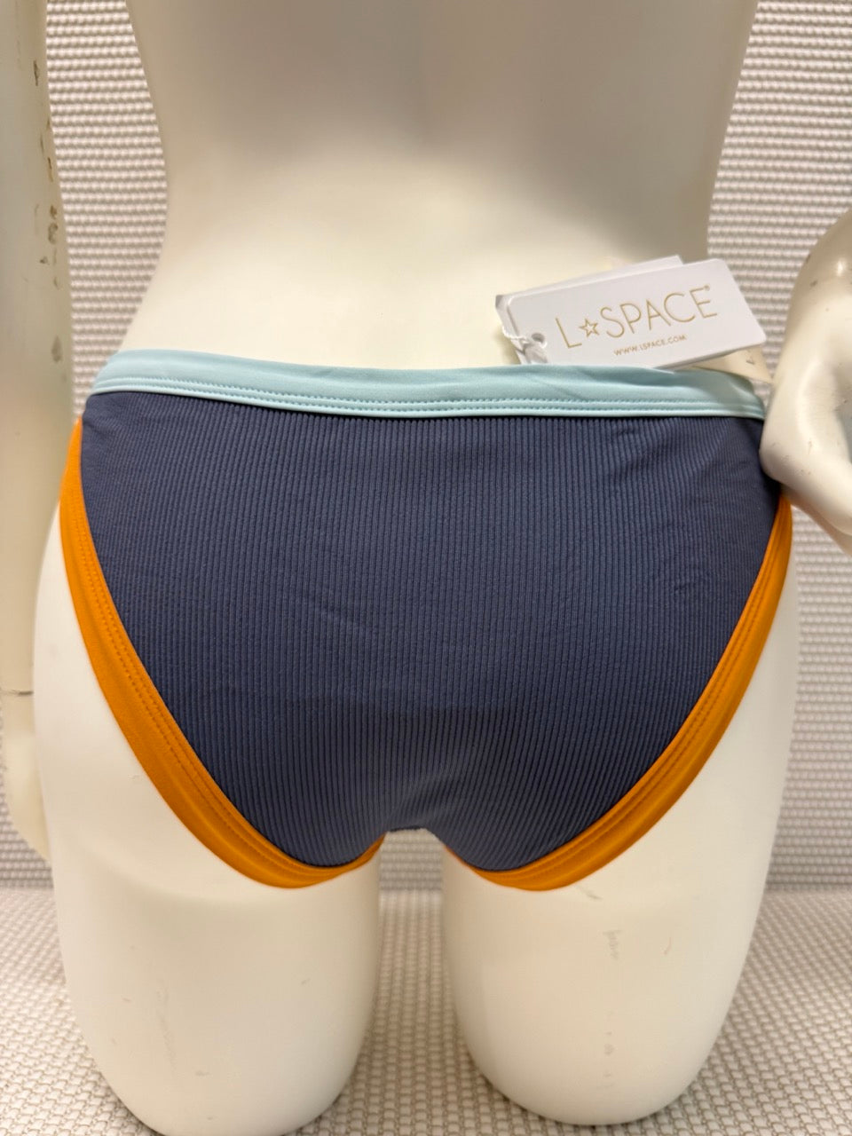 L*Space Vacay Blue Multi Classic Bikini Bottom New With Tags-2022 Collection