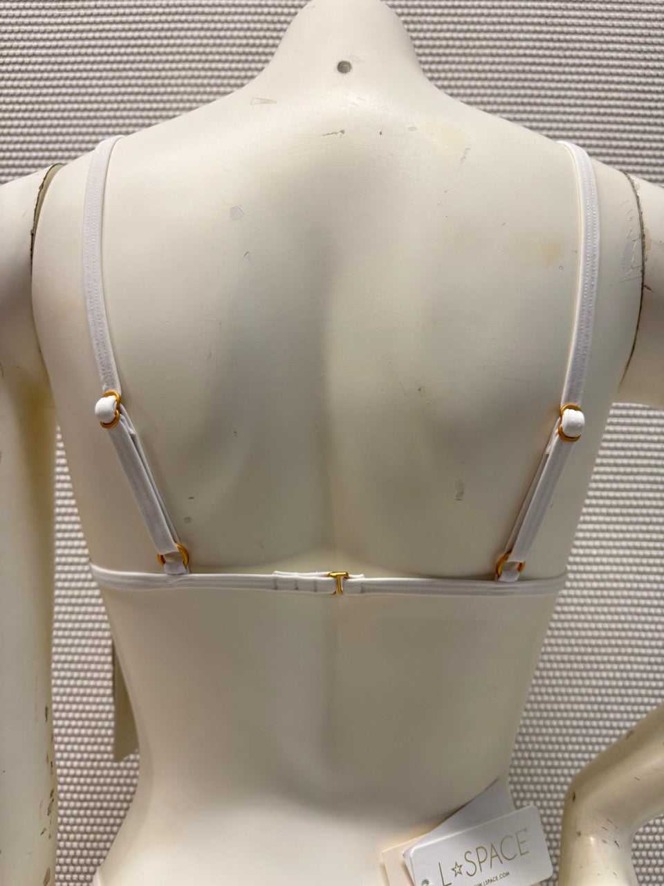 L*Space Millie White Wireless Bikini Top New With Tags-Resort