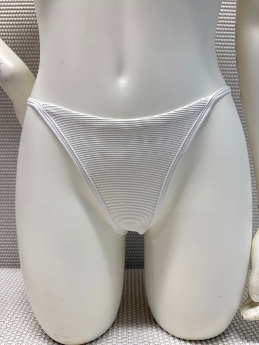 L*Space Jay Bikini Bottom White New With Tags
