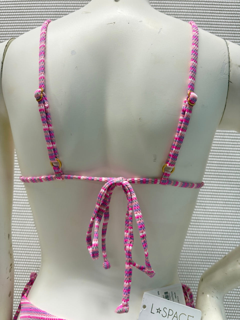 L*SPACE Brittany Bikini Top in Pink Multi