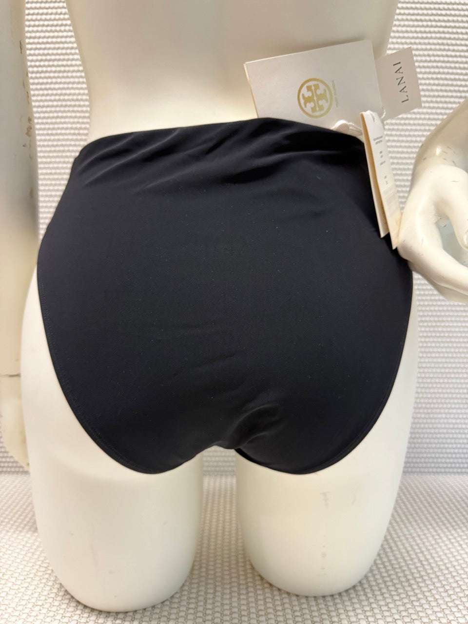 Tory Burch Solid High-Leg High-Waist Bikini Bottom
