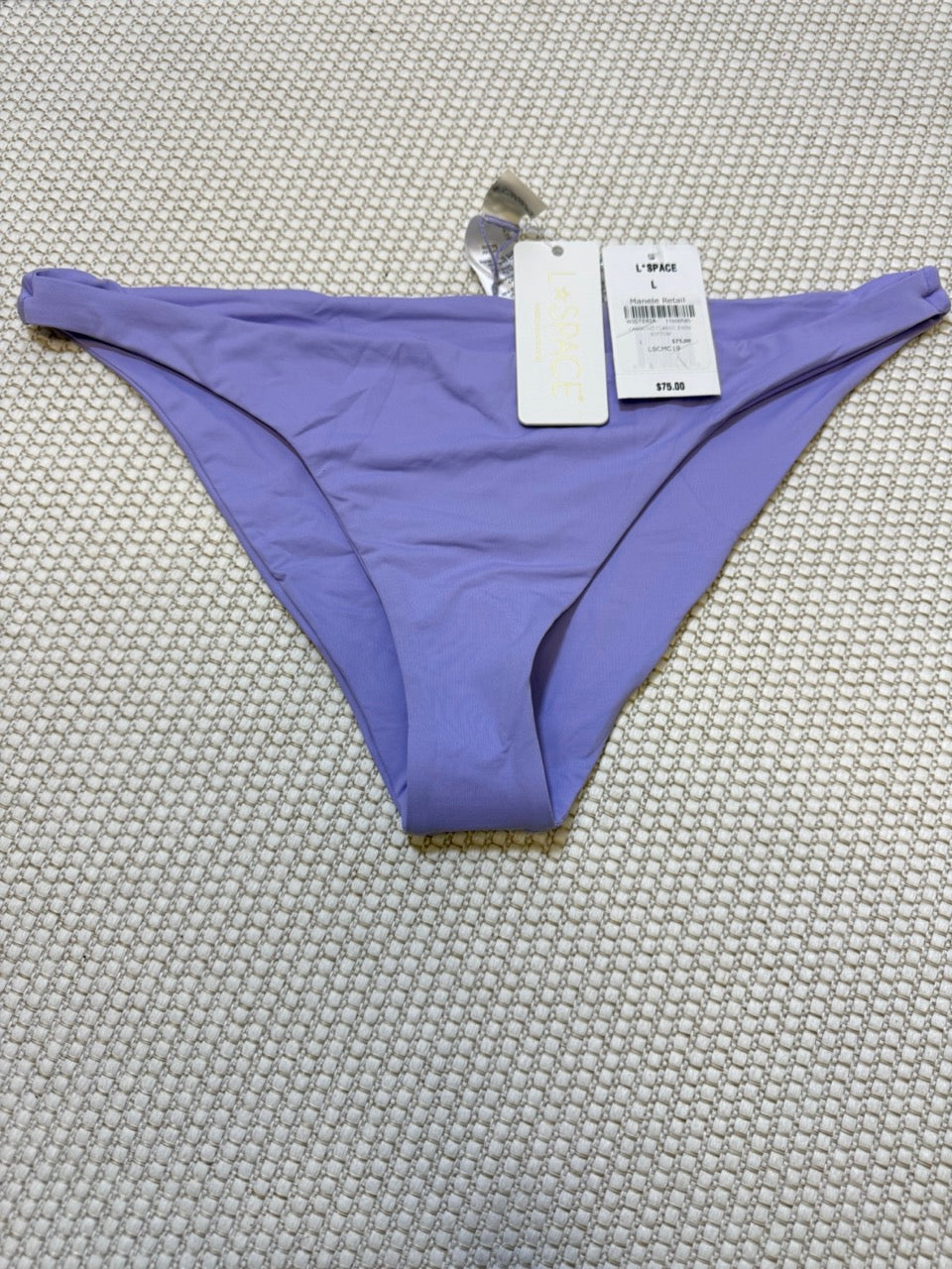 L*SPACE Camacho Classic Bikini Bottom - Resort Retail $75