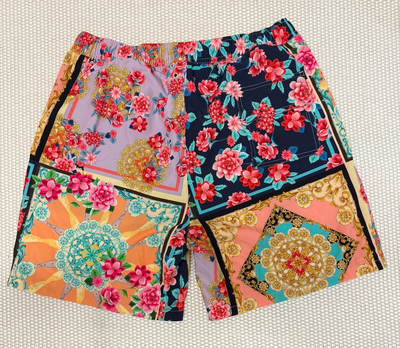 Johnny Was Jasper Men's Trunks in Multi -New with Tags. Resort Retail $118.00