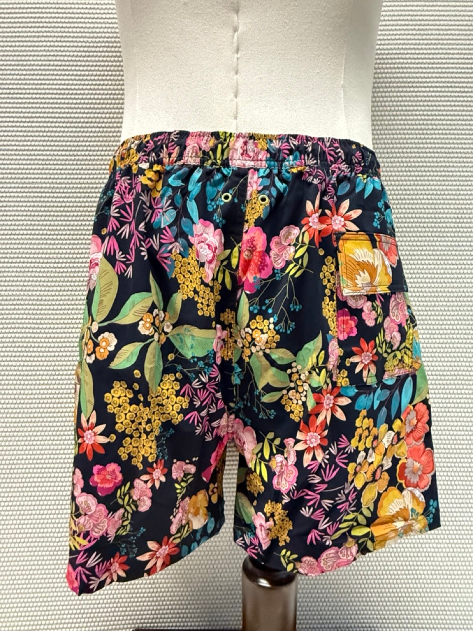 Johnny Was Men's Swim Trunks in Multi -New with Tags Resort Retail $118.00