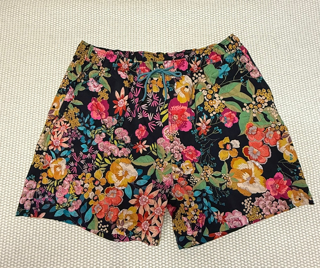 Johnny Was Men's Swim Trunks in Multi -New with Tags Resort Retail $118.00