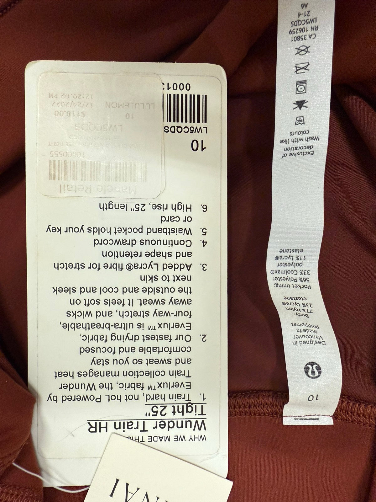 Lululemon Wunder Train HR 25" Tight
