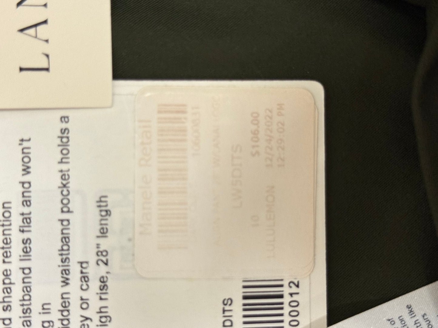 Lululemon Align HR Pant 28" Dark Olive