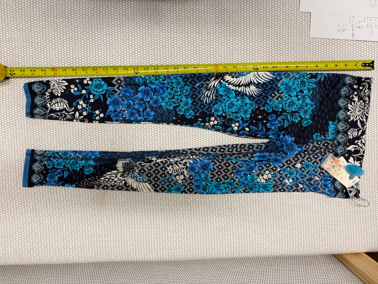 Johnny Was Blue Phoenix Paddle Pants