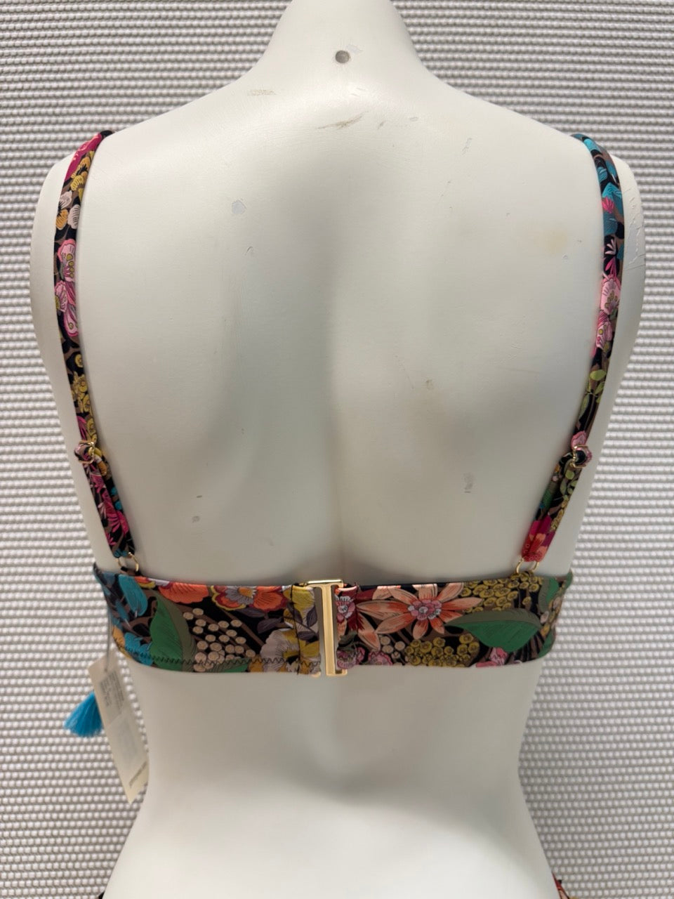 Johnny Was Millo Halter Bikini Top - Tropical Floral Print