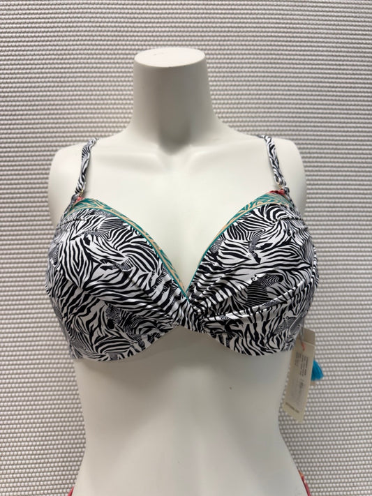 Johnny Was Zebra Twist Top Multi Print