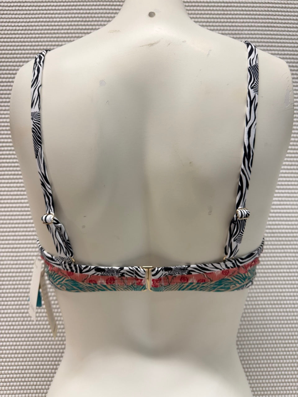 Johnny Was Zebra Twist Top Multi Print