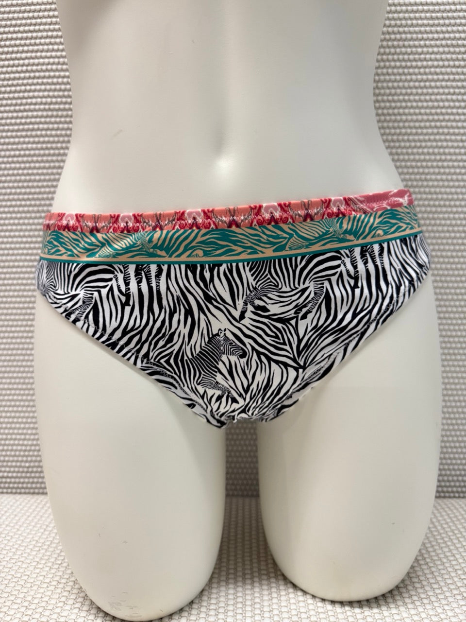 Johnny Was Zebra Hipster Bikini Bottom