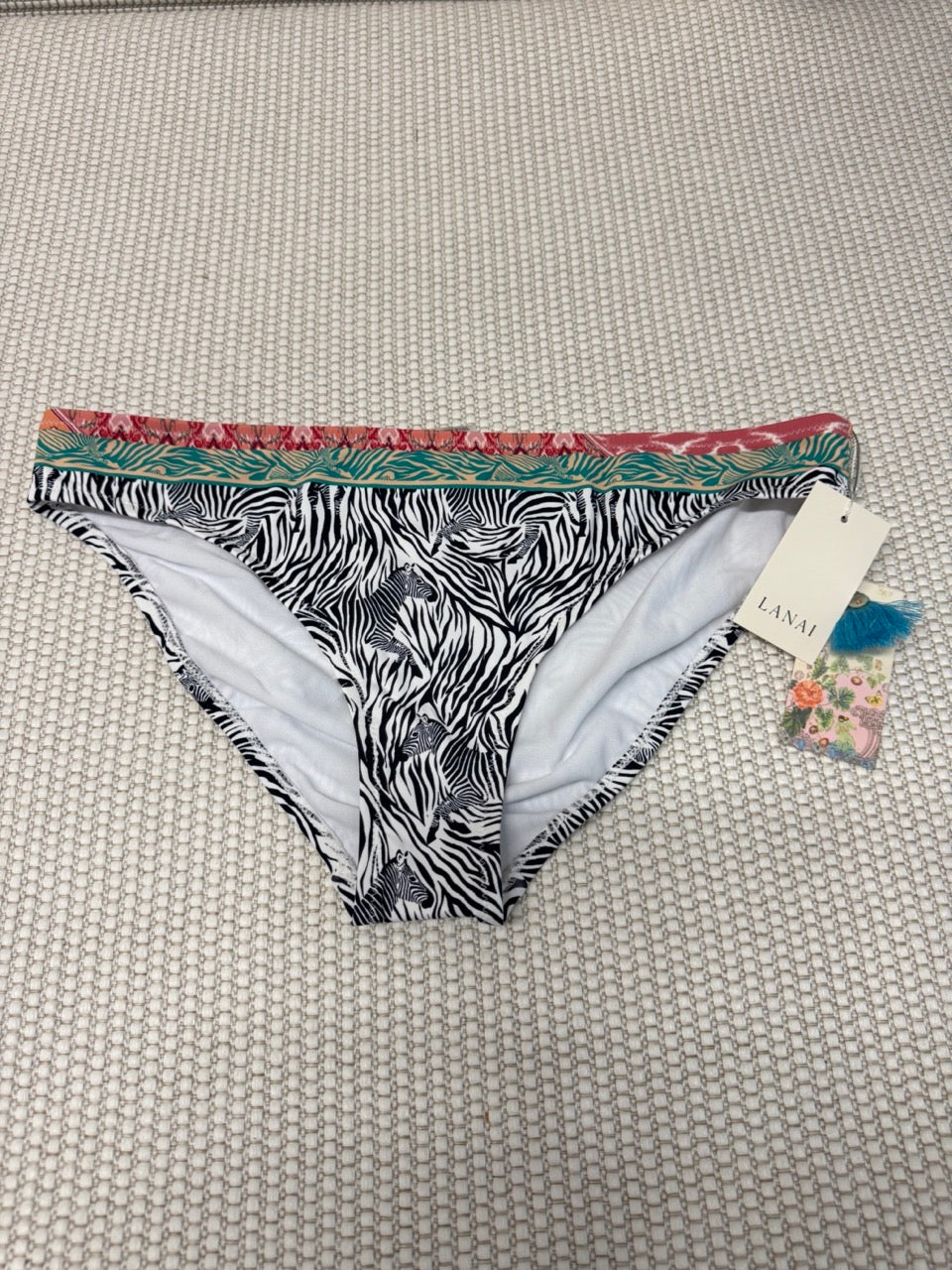 Johnny Was Zebra Hipster Bikini Bottom