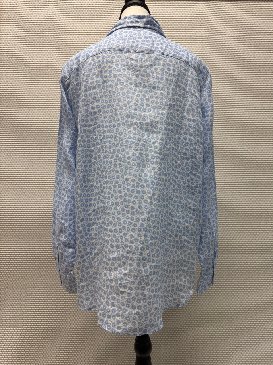 Frank & Eileen Blue Floral Woven Button-Up Shirt